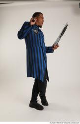 Garson STANDING POSE WITH KATANA AND SHOTGUN